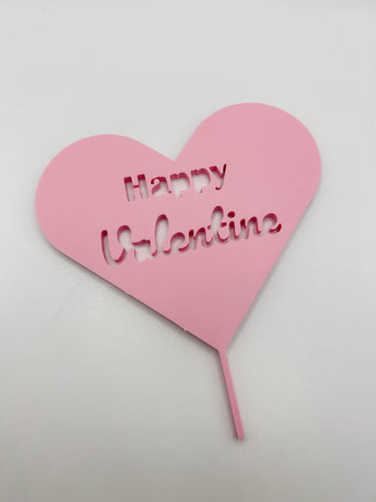 Taarttopper 'Happy Valentine'