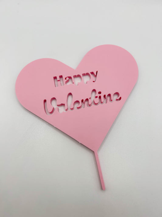 Taarttopper 'Happy Valentine'