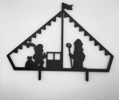 Cake-topper “Sinterklaas Stoomboot”