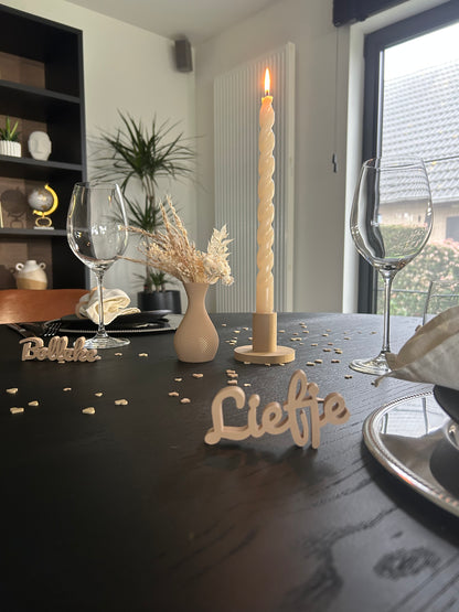 Kandelaar voor tafelkaars