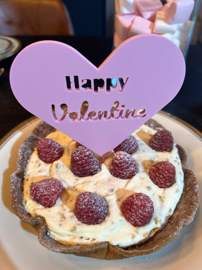 Taarttopper 'Happy Valentine'