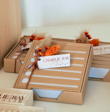 Notitieblokhoudertje - Te personaliseren met naam