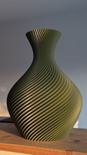 Vaas met ribbels